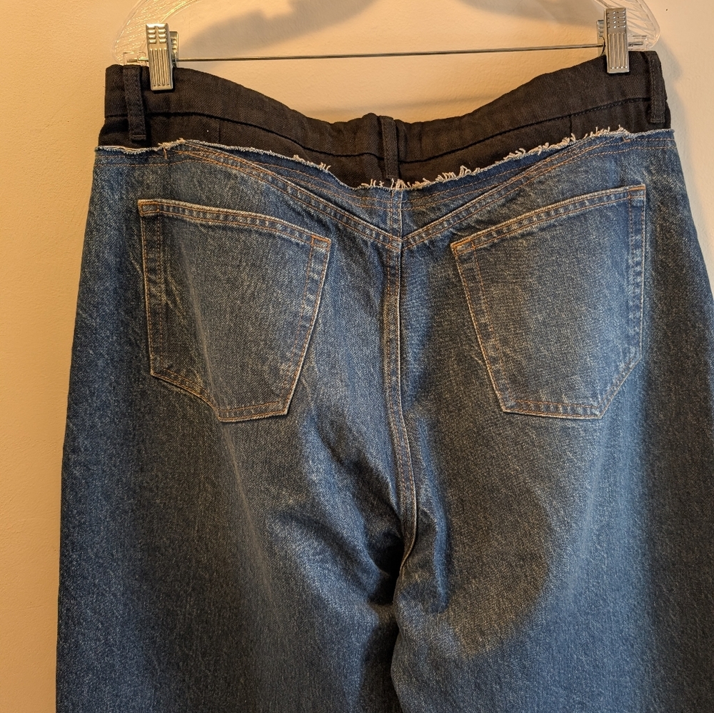 Reformation Cary Tailored High Rise Slouchy Wide Leg Jeans Size 31 - Picture 6 of 17